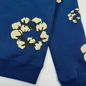 MOLETOM DENIM TEARS THE COTTON WREATH BROWN