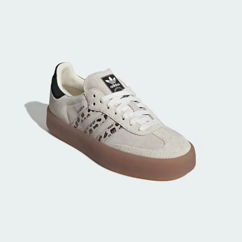 TÊNIS ADIDAS SAMBAE LEOPARD OFF WHITE