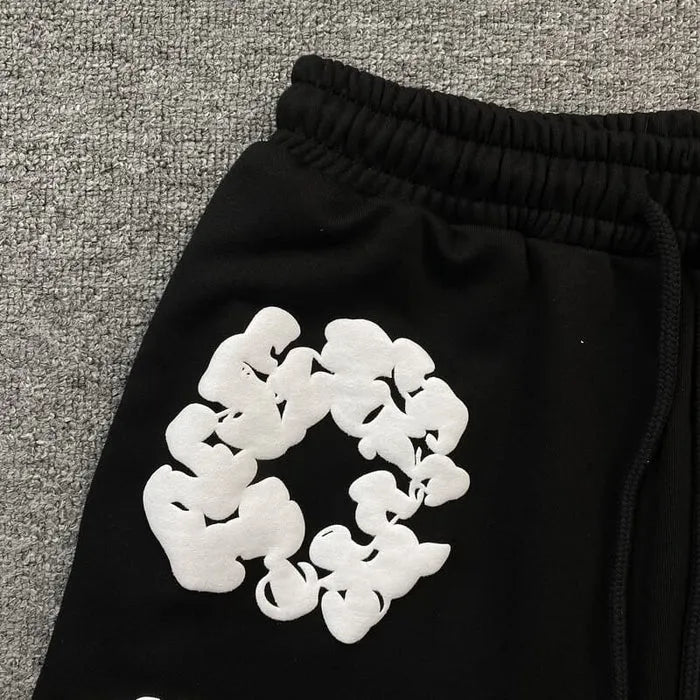 SHORTS DENIM TEARS THE COTTON WREATH BLACK