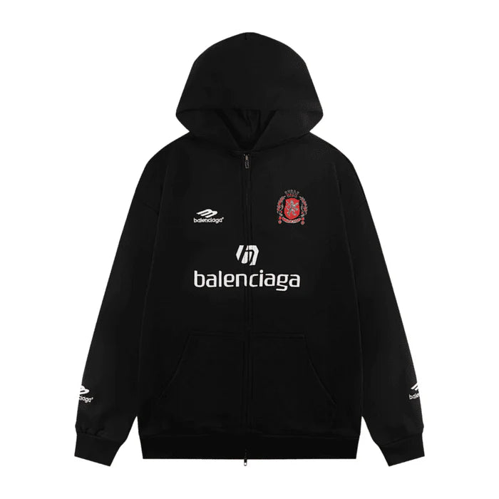 MOLETOM BALENCIAGA PARIS SOCCER PRETO