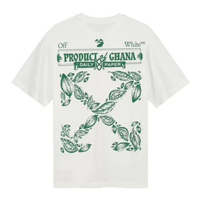 CAMISETA OFF-WHITE X DAILY PAPER X SURF GHANA "WHITE"