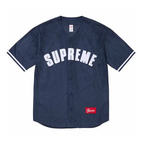 CAMISETA SUPREME ULTRASUEDE MESH BASEBALL "BLUE"