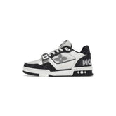 TÊNIS LOUIS VUITTON TRAINER “BLACK/WHITE MESH”