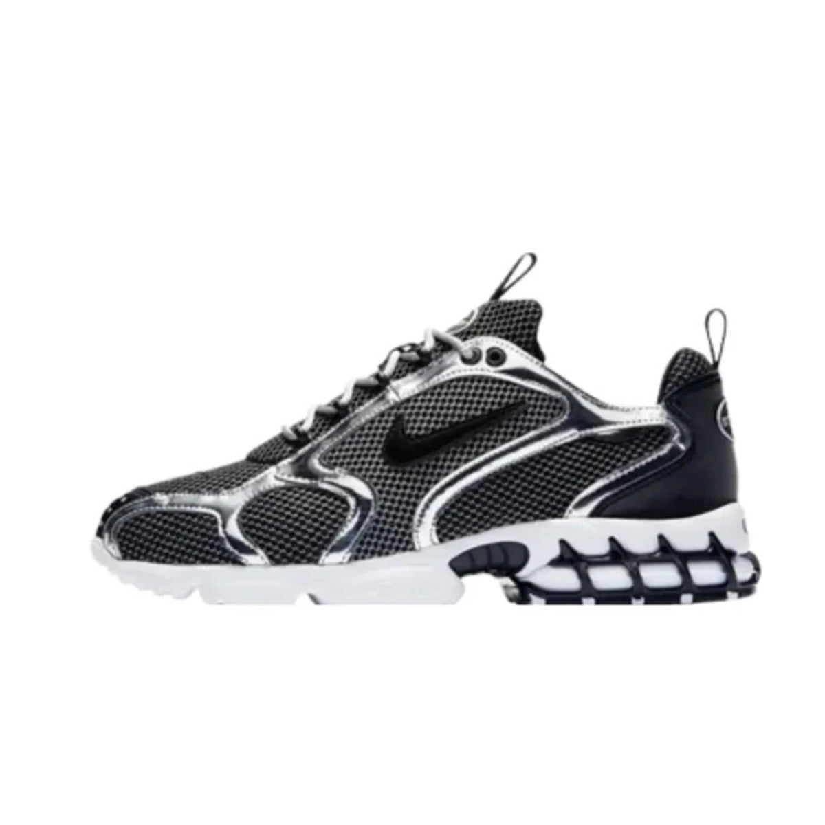 TÊNIS NIKE X STUSSY - AIR ZOOM SPIRIDON CAGE 2 "PURE PLATINUM"