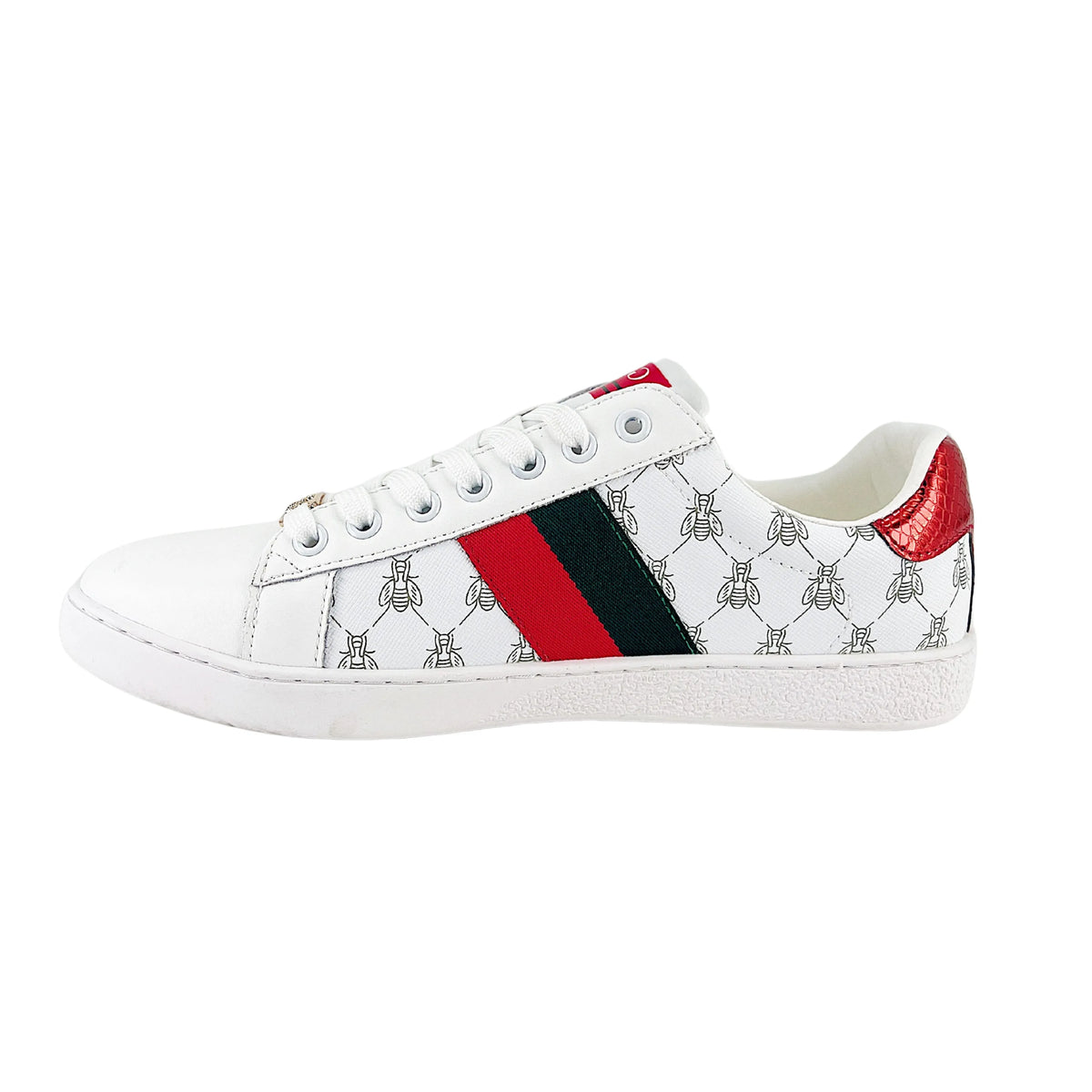 TÊNIS GUCCI ACE BEE WHITE