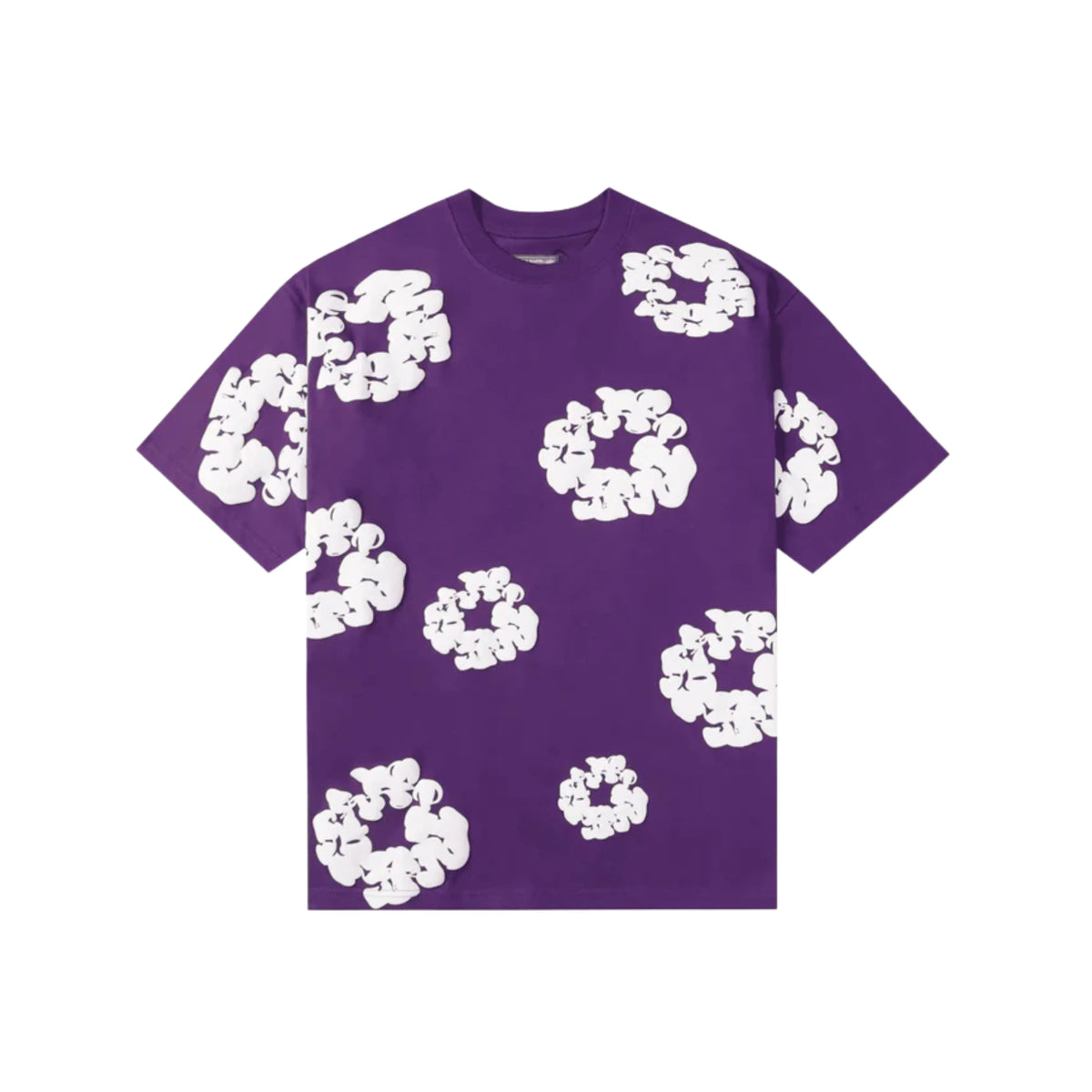 CAMISETA DENIM TEARS THE COTTON WREATH PURPLE