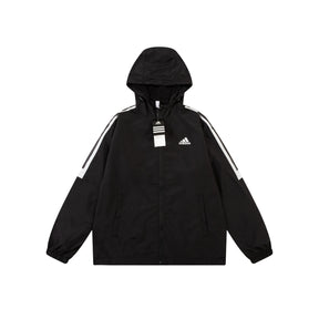 JAQUETA ADIDAS BLACK WITH HOOD SPORTSWEAR