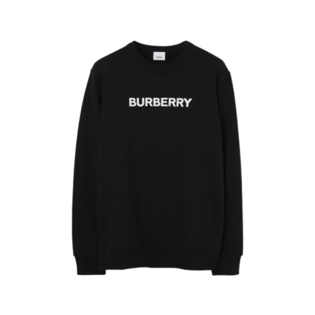 MOLETOM BURBERRY LOGO NAVY