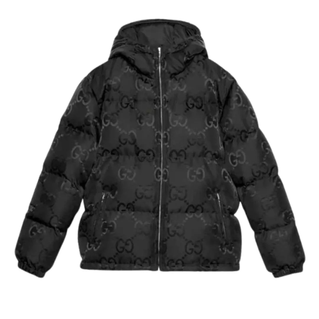 JAQUETA GUCCI GG CANVAS JUMBO PUFFER “BLACK”