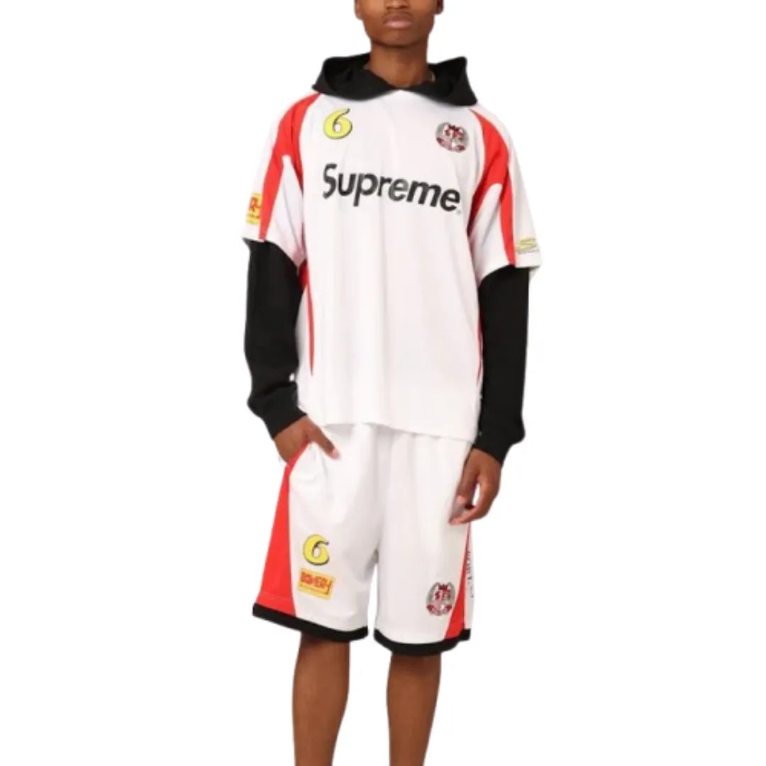 CONJUNTO SUPREME HOODED SOCCER “WHITE”