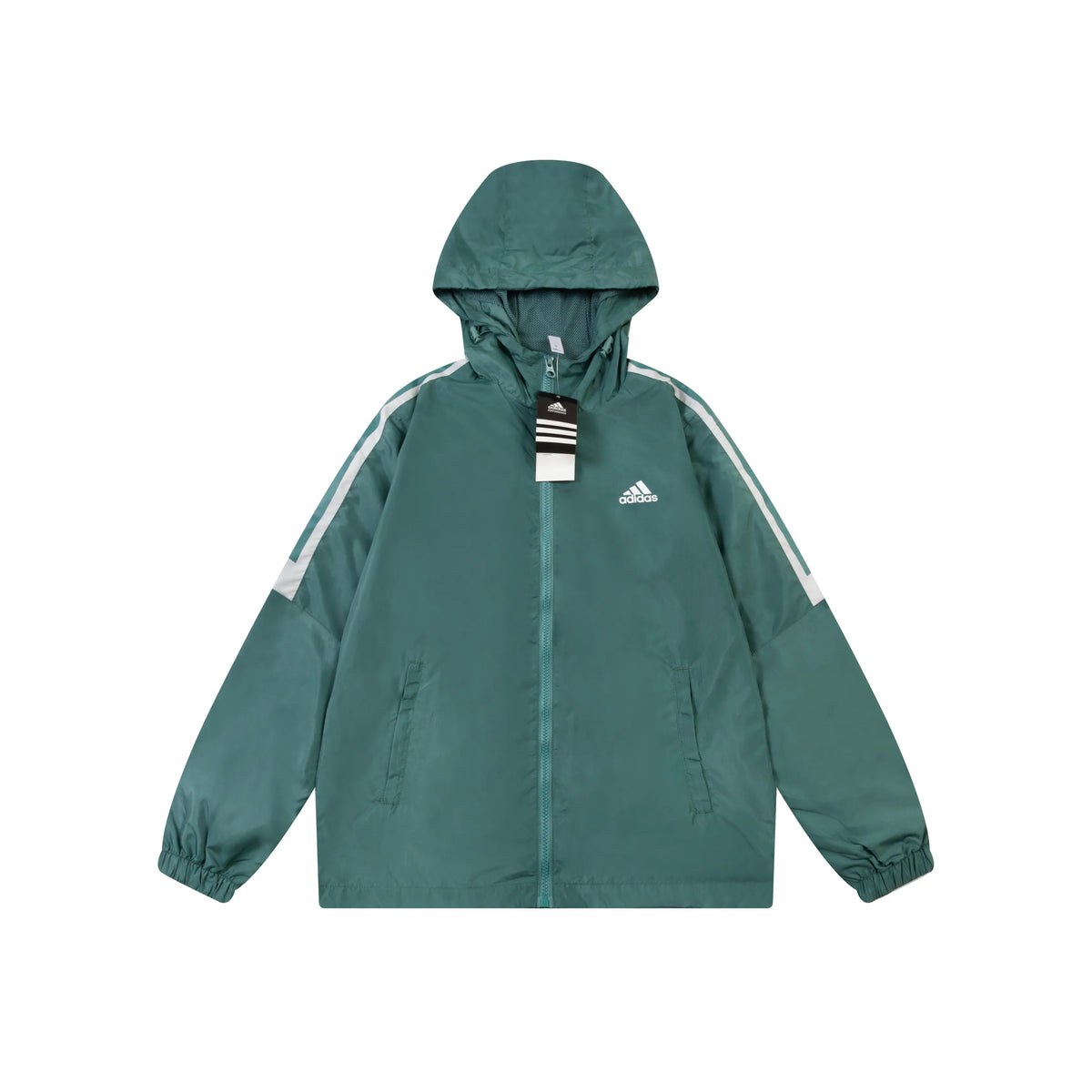 JAQUETA ADIDAS BLACK WITH HOOD SPORTSWEAR