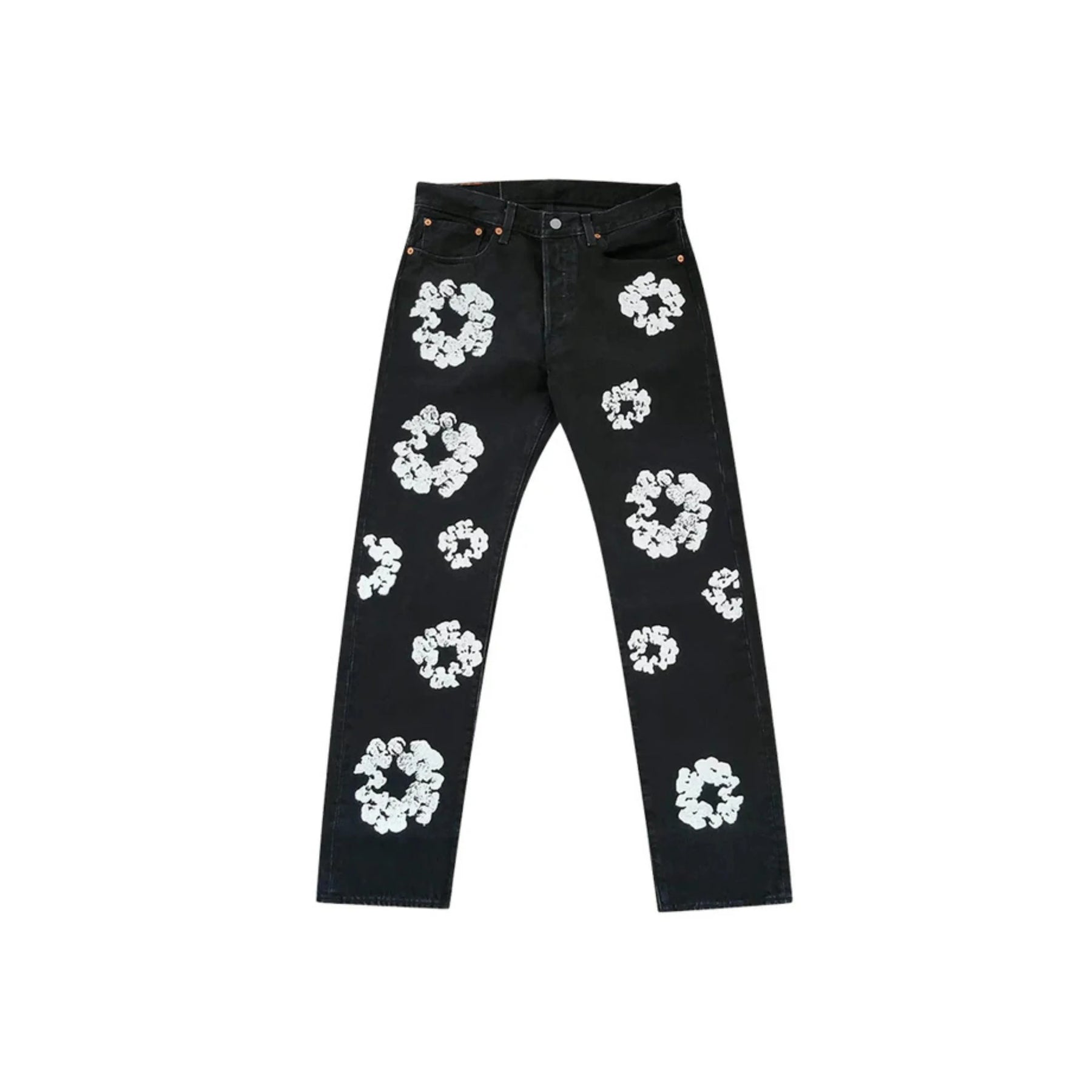 CALÇA DENIM TEARS X LEVI'S COTTON WREATH JEAN BLACK