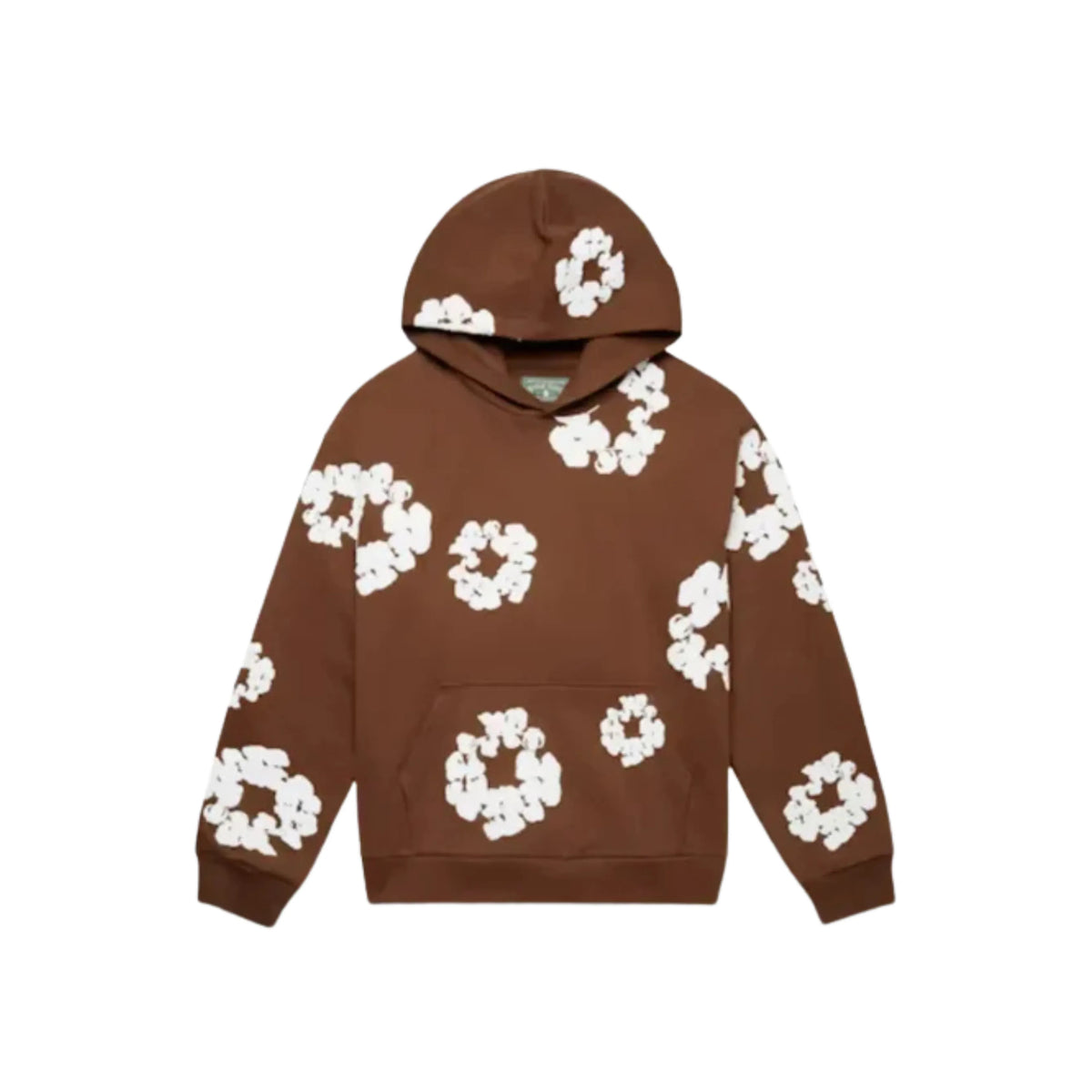 MOLETOM DENIM TEARS THE COTTON WREATH BROWN