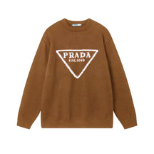 SUÉTER PRADA TRIANGLE BROWN