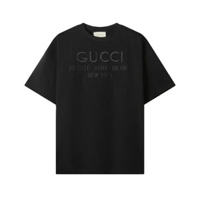 CAMISA GUCCI BLACK CAPITALS