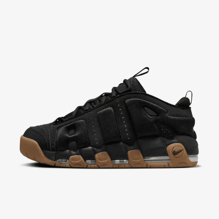 TÊNIS NIKE AIR MORE UPTEMPO "LOW BLACK GUM"