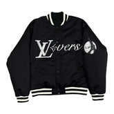 JAQUETA LOUIS VUITTON 'LV LOVERS' NYLON CRYSTAL BASEBALL