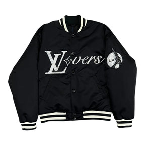 JAQUETA LOUIS VUITTON 'LV LOVERS' NYLON CRYSTAL BASEBALL
