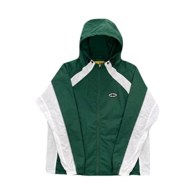 JAQUETA CORTA VENTO CORTEIZ "GREEN AND WHITE"