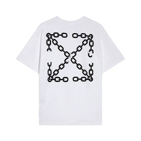 CAMISETA OFF WHITE CHAIN