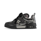 TÊNIS LOUIS VUITTON SKAR BLACK SWAROVSKI MONOGRAM