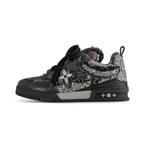 TÊNIS LOUIS VUITTON SKAR BLACK SWAROVSKI MONOGRAM
