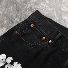 CALÇA DENIM TEARS X LEVI'S COTTON WREATH JEAN BLACK