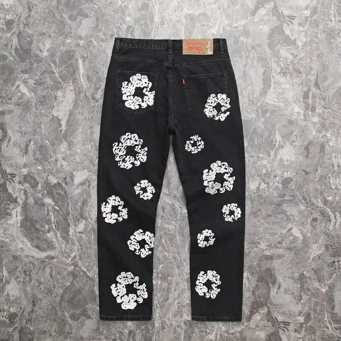 CALÇA DENIM TEARS X LEVI'S COTTON WREATH JEAN BLACK