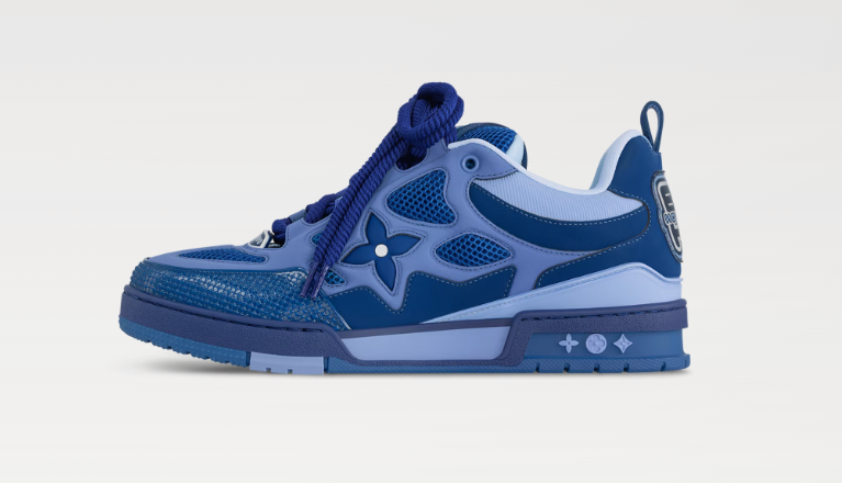 TÊNIS LOUIS VUITTON LV SKATE BLUE
