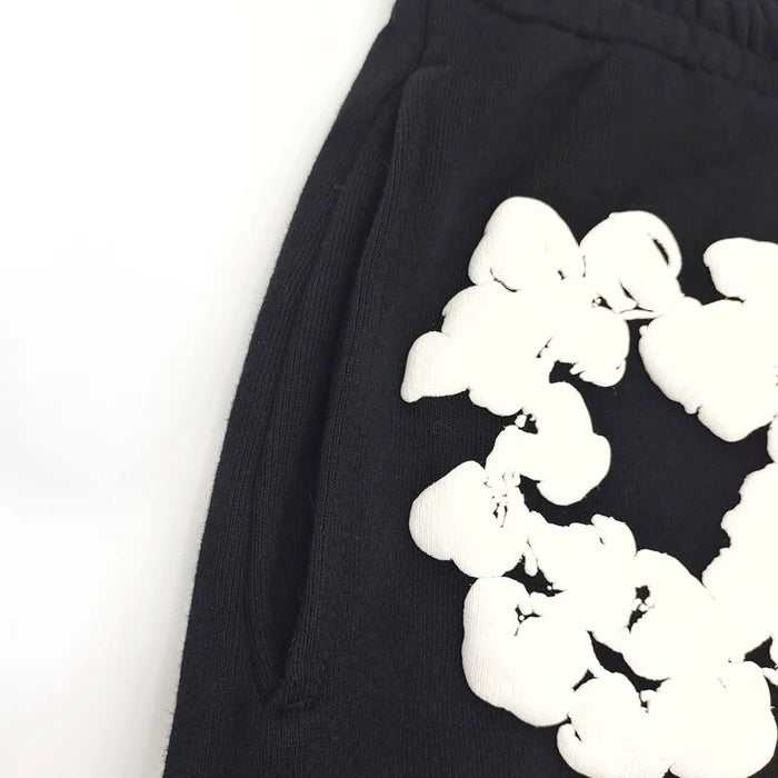 CALÇA DENIM TEARS THE COTTON WREATH BLACK
