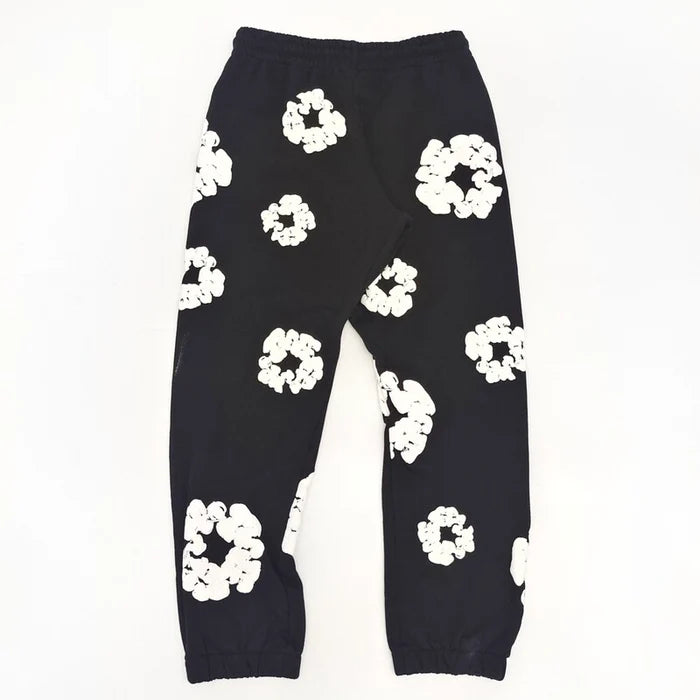CALÇA DENIM TEARS THE COTTON WREATH BLACK