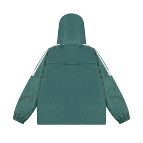 JAQUETA ADIDAS BLACK WITH HOOD SPORTSWEAR