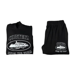 CONJUNTO MOLETOM CORTEIZ ALL BLACK
