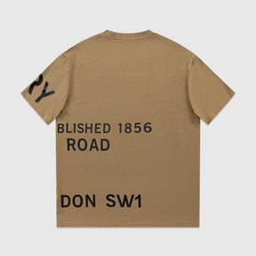 CAMISETA BURBERRY ESTAMPADA "BEIGE”