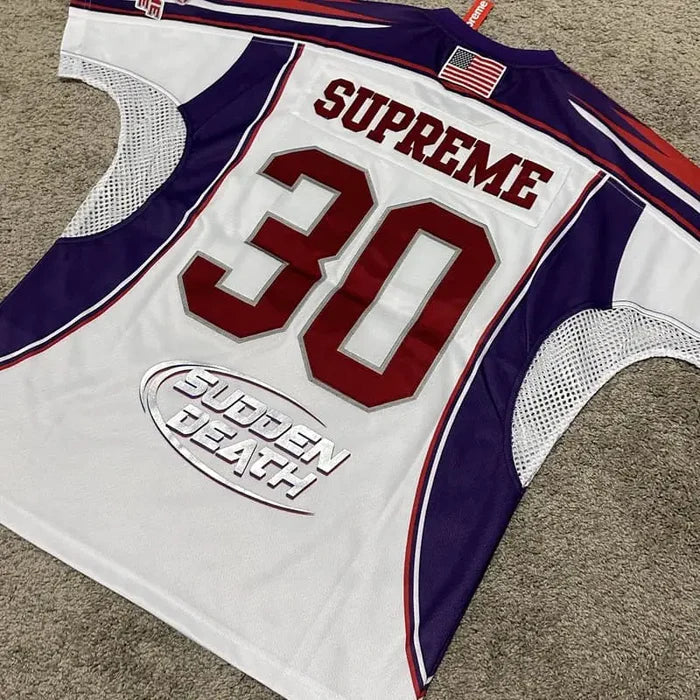 CAMISETA SUPREME SUDDEN DEATH FOOTBALL