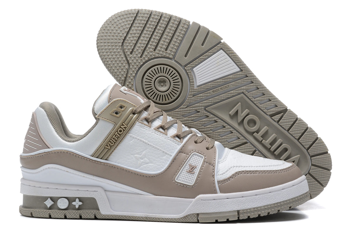 TÊNIS LOUIS VUITTON TRAINER BEIGE