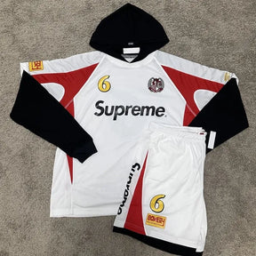 CONJUNTO SUPREME HOODED SOCCER “WHITE”