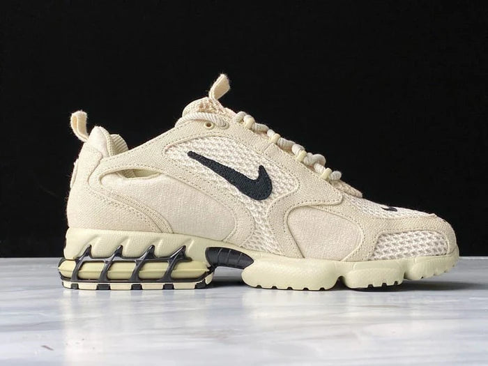 TÊNIS NIKE X STUSSY - AIR ZOOM SPIRIDON CAGED FOSSIL