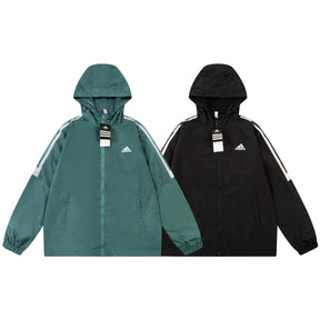 JAQUETA ADIDAS BLACK WITH HOOD SPORTSWEAR
