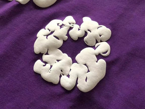 CAMISETA DENIM TEARS THE COTTON WREATH PURPLE