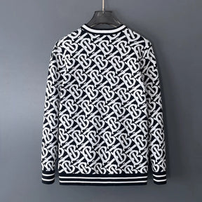 SUÉTER BURBERRY MONOGRAM TB ALL OVER