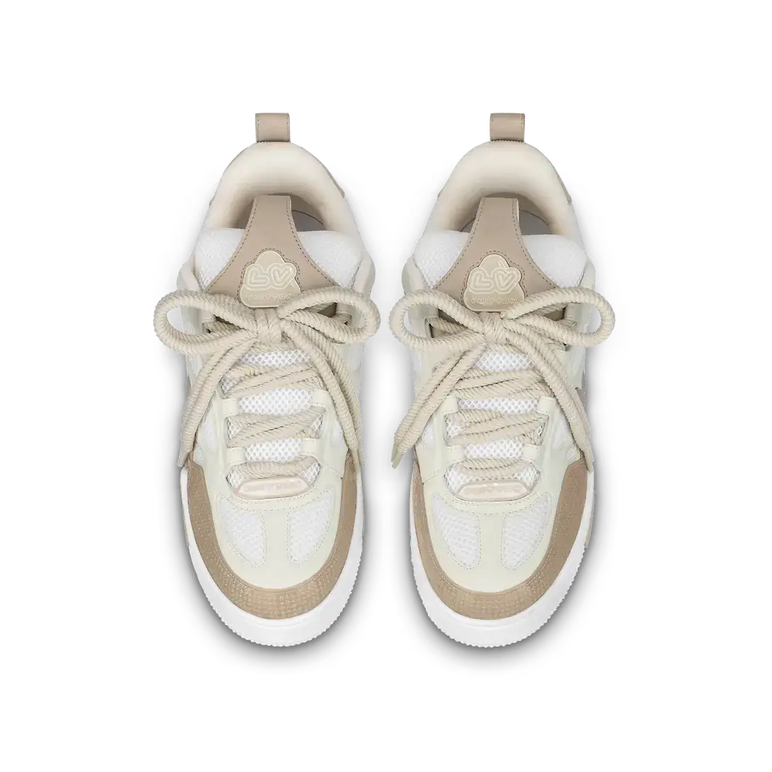 TÊNIS LOUIS VUITTON LV SKATE BEIGE