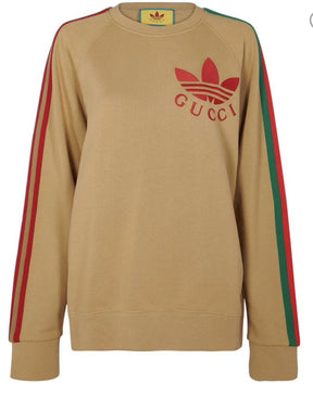 BLUSA ADIDAS X GUCCI "COTTON JERSEY SWEATSHIRT"