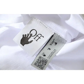CAMISETA OFF WHITE TIGER LOGO AZUL