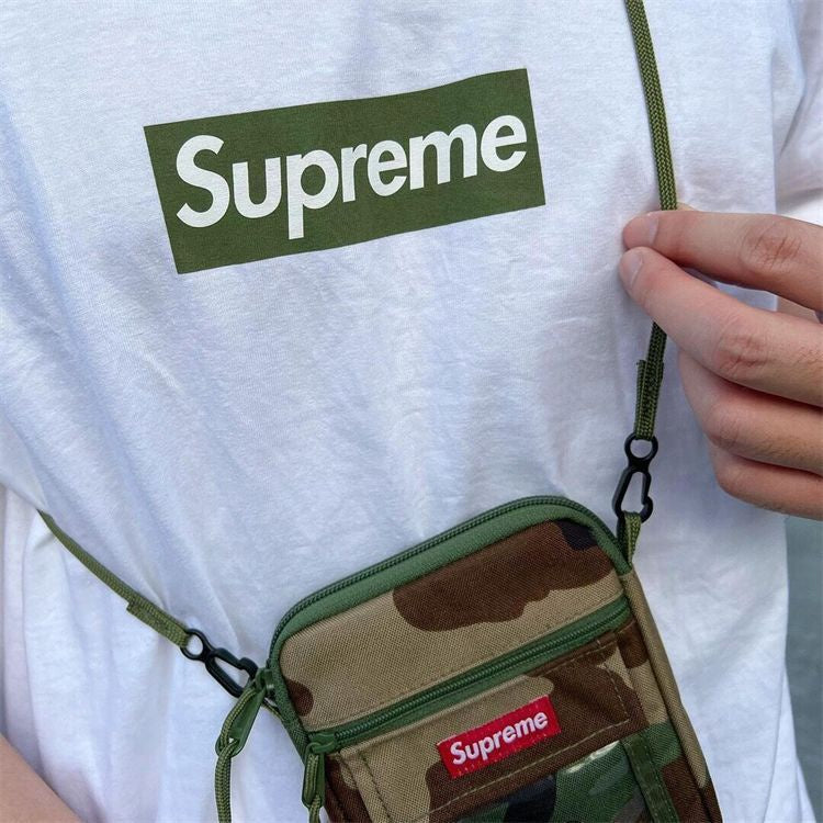 CAMISETA SUPREME LOGO BOX GREEN